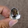 Smoky Topaz Genstone Handmade 925 Sterling Silver Jewelry Ring Size 8 KKG-501
