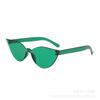 Fashion Cat Eye Sunglasses Candy Color Ultra Y2K Future Individualized Sun Shade Eyeglasses Anti UV400 Driving Shades Female