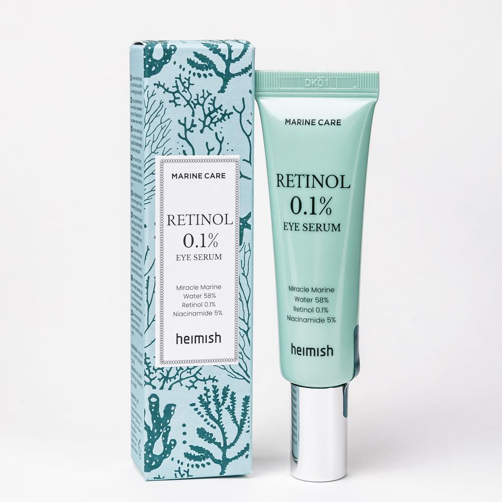 Heimish Sérum contour des yeux Marine Care au rétinol 0,1 % 30 ml + CADEAU ALÉATOIRE