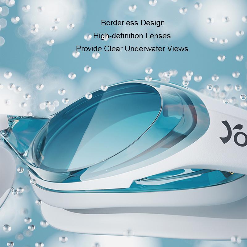 Swimming Goggles Adult Professional Pool Goggles Waterproof Swim Glasses Anti Fog UV Protection Swim Goggles for Men Women Youth