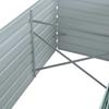 Garden Raised Bed Galvanized Steel 240 X 80 X 45 Cm Green