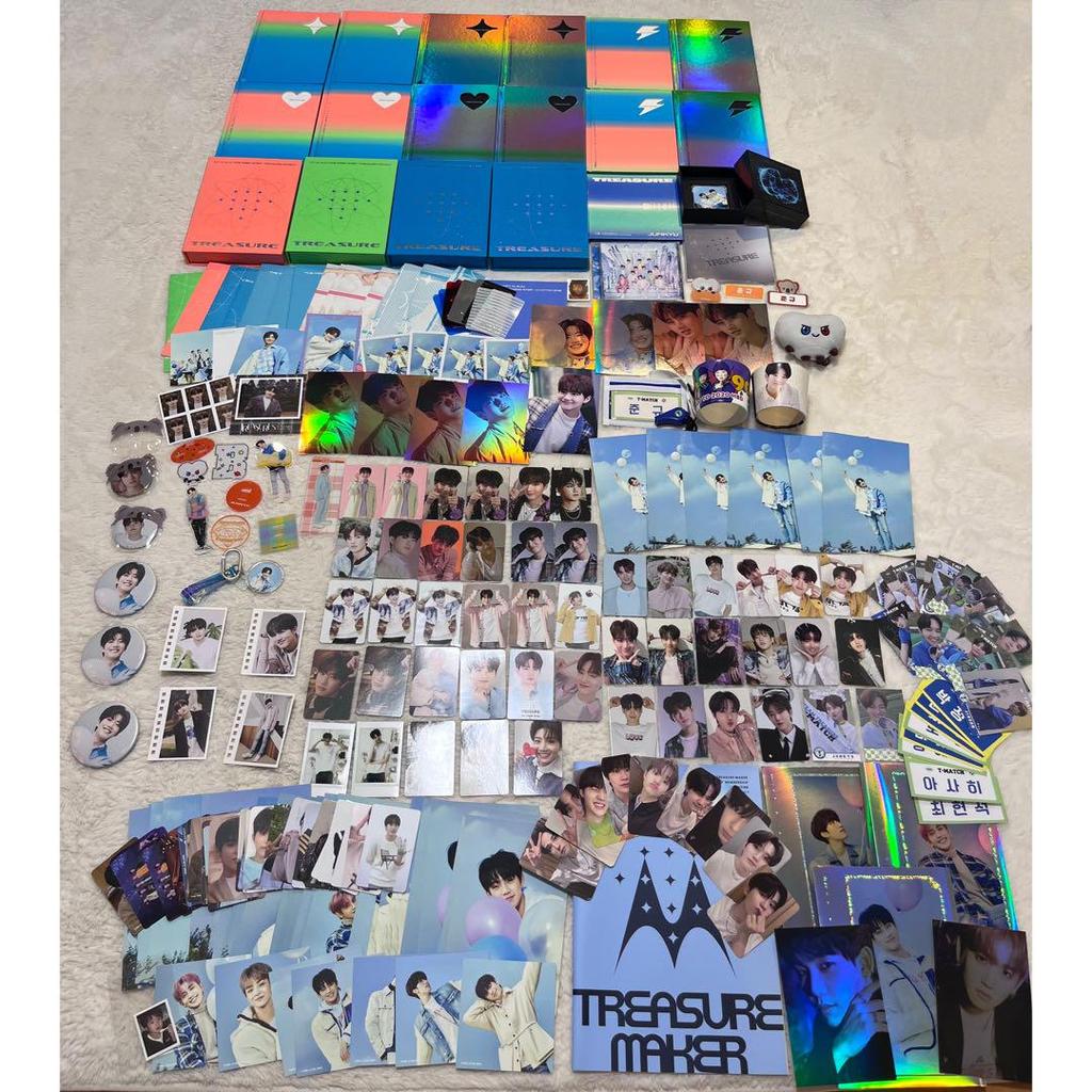 [USED] TREASURE Junkyu Trading Card Album Set Initial Fan Club Bonus Newsletter