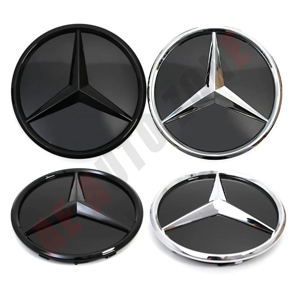 Mirror Newest 3D Style Front Grill Chrome Star Emblem Fit For Mercedes Benz CLA-Class W118 2020-2023 CLA200 CLA250 CLA35 AMG