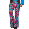 Men's 60s 70s Hippy Costume Psychedelic Suit Fancy Dress Love Peace Costume with Flares
