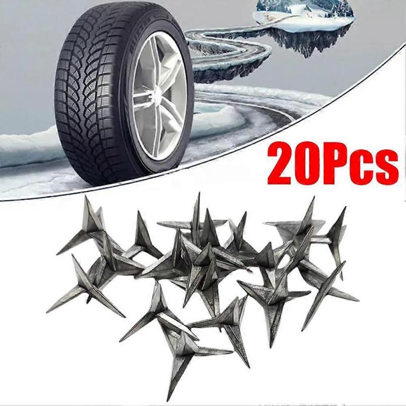 20pcs 3cm High Carbon Steel Car Tire Puncture Nails – Reinforced Anti-Theft Set