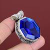 Faceted Tanzanite Quartz Pendant 925 Sterling Silver Pendant Unique Jewelry Handmade Gemstone Pendant Awesome Vintage Pendant Gifts For Him