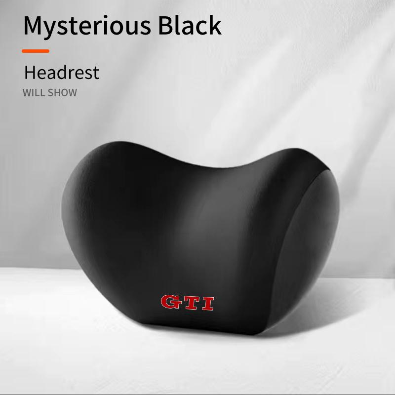 

2026 Hot For Volkswagen VW Car Lumbar Back Support Headrest Neck Pillow Car Seat Cushion For Volkswagen VW Golf GTI Polo Passat