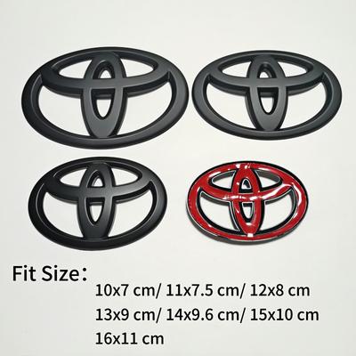 Emblème Insigne Toyota 3D pour Corolla Camry RAV4 Hilux Yaris Pare-chocs Avant Arrière Capot Coffre Accessoires Logo