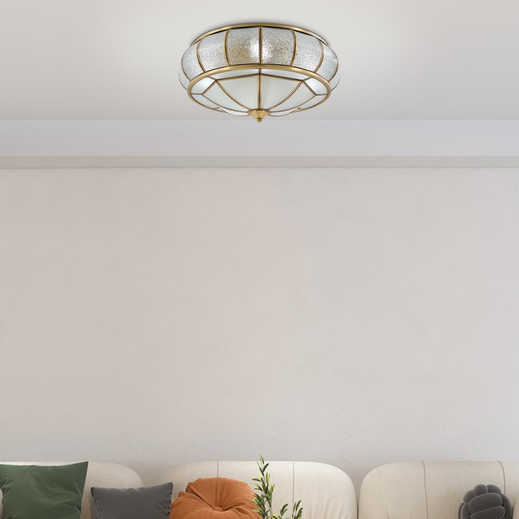 Modern Crystal Ceiling Light Fixture, 4-Light E26 Base No Bulbs Included, 110V Voltage for Living Room Bedroom,Easy Installation