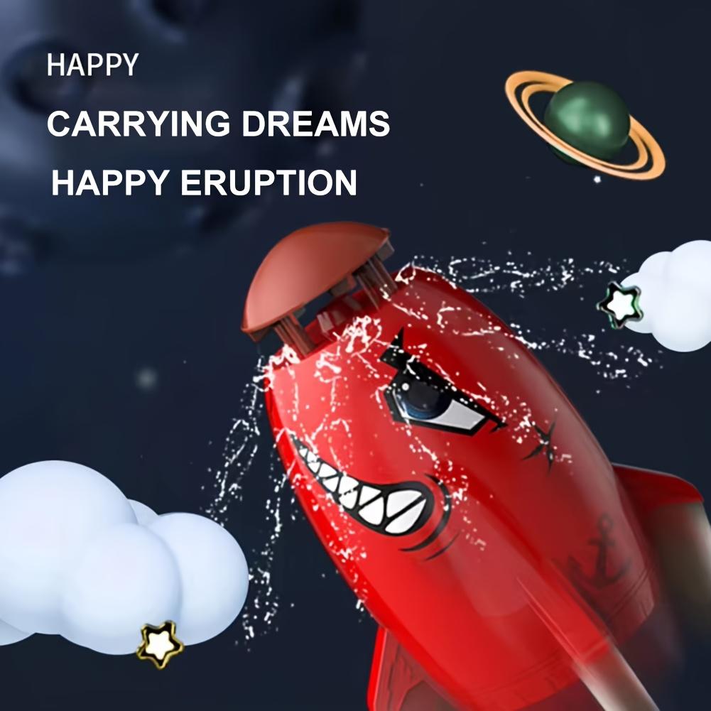 Upgraded Water Jet Rocket, Water Sprayer, Kids Rotating Flying Sky Toy, Outdoor Toy, Pressure Activated Water Jet, Parent, No Water Hose Included