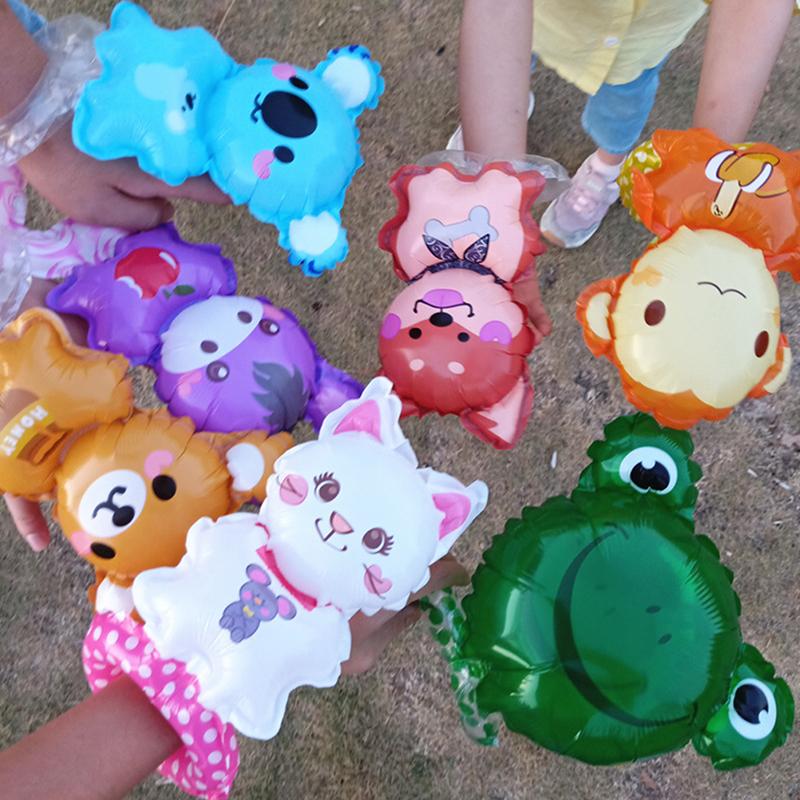 25 ks Roztomilá Zvířátka na Ruku Balónky Opice Králík Ovce Balónky na Zápěstí Dekorace na Narozeninovou Oslavu Hračky pro Děti Balónky na Baby Shower