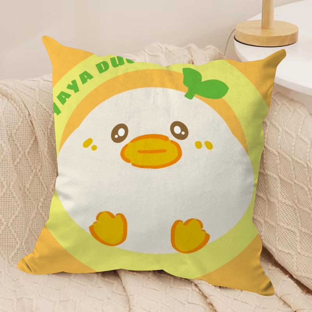 INS Cute Animals Cushion Cover Soft Plush Fabric DoubleSided Printed Cushion Covers for All Seasons Modern Home Decor