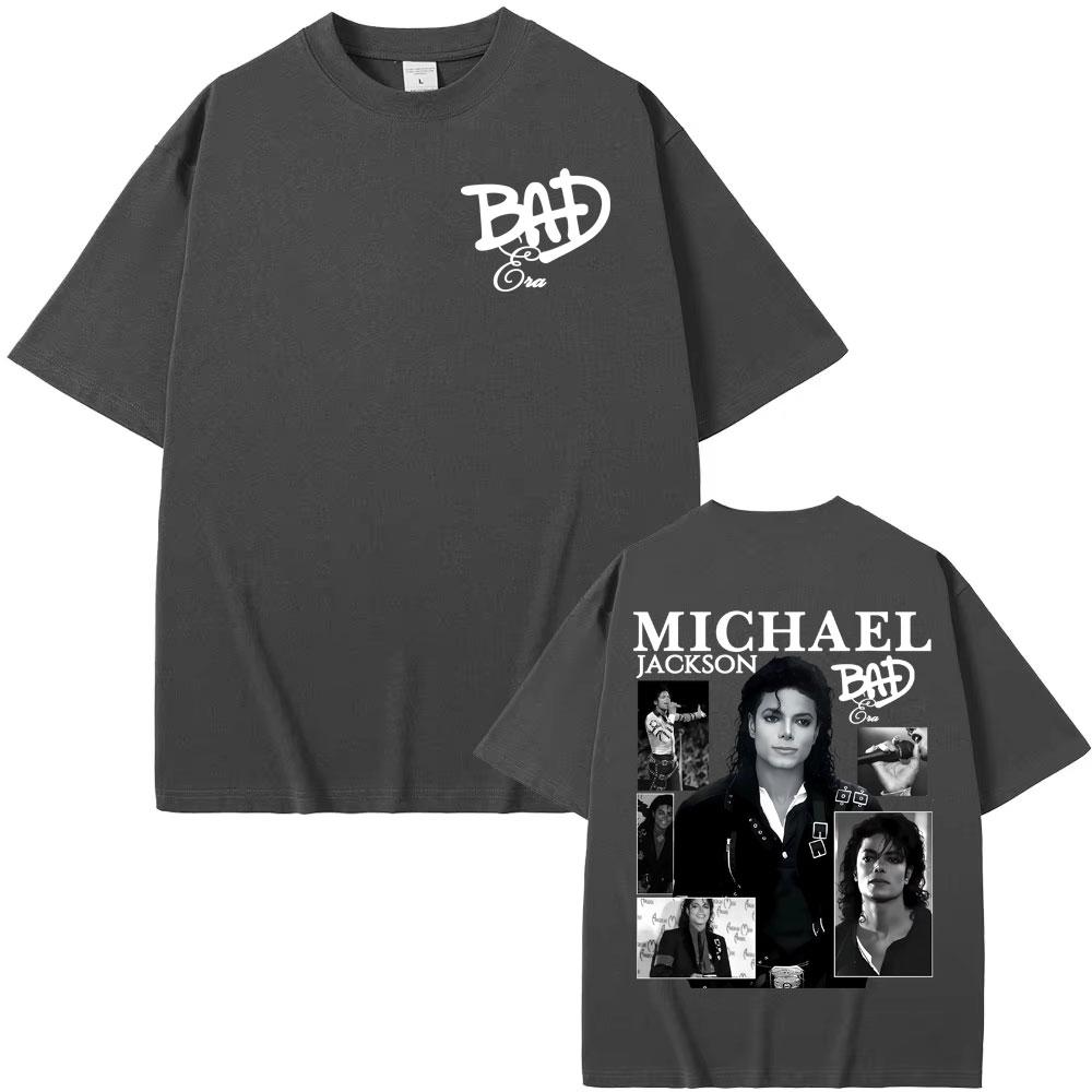 2026 Nuova Maglietta Michael Jackson Vintage Anni '90 Grafica Hip Hop Streetwear T-shirt per Unisex Donna Regalo per Fan Top Casual Estate