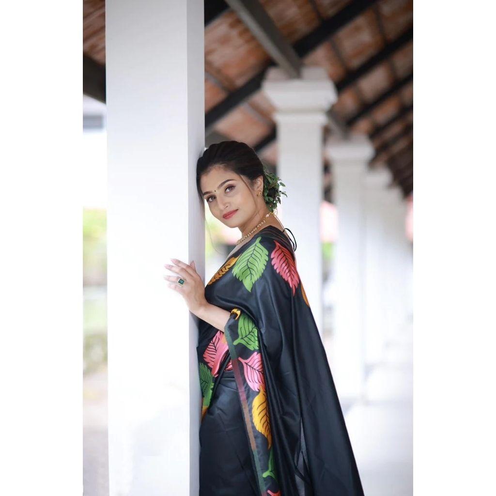 Banarasi Soft Lichi Silk Saree