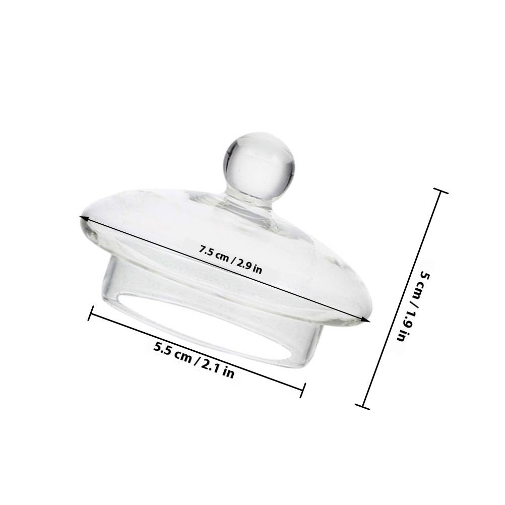 

Прозора скляна кришка для чайника Жаростійка аксесуар для чайника Гладкі краї Заміна кришки для чайника Побутова кухонна кришка для чайника