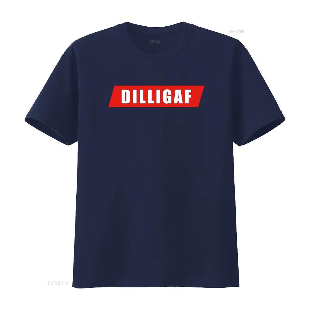 Unisexs Dilligaf T Shirt White Small Vintage Washed Homme Fashion Versatile Comfortable Designer Clothes Stylish Soft Unisex