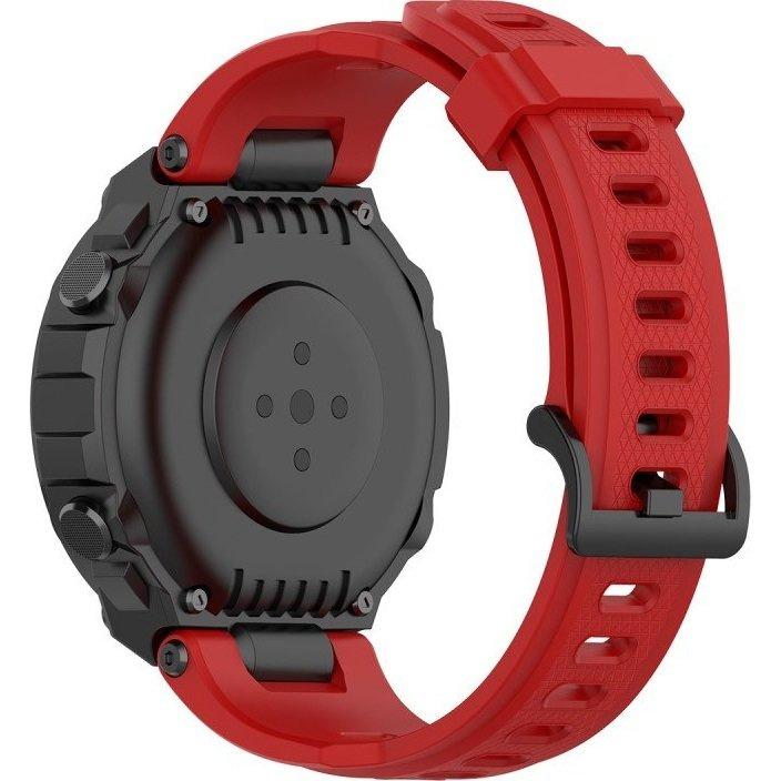 Silicone Strap for Amazfit T-Rex/T-Rex PRO, Red