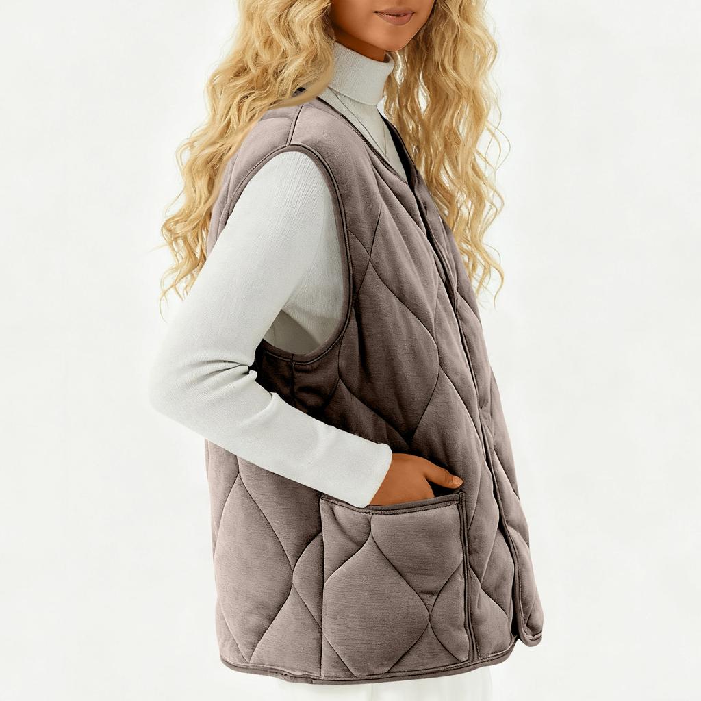 Damenmode Leichte Jacke Stehkragen Mehrfarbig Reißverschluss Knopf Mantel