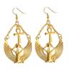Alloy Earrings Egyptian Goddess Pendant Earrings Alloy Texture Suitable for History Lovers Seeking Unique Accessories