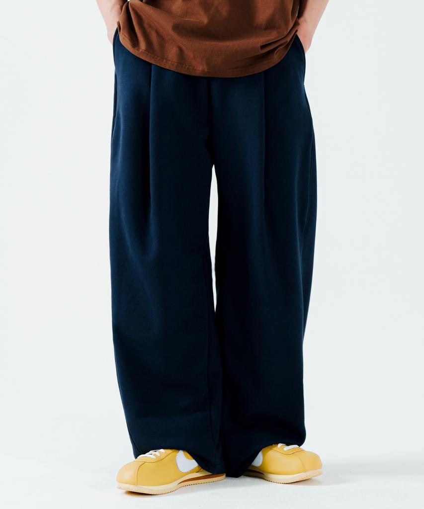 PUNCHLINE Side Tuck Sweatpants Navy Islp9150