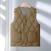 Down cotton vest women's inner wear autumn and winter new slim-fit bottom inner wear vest medium thin warm vest vest