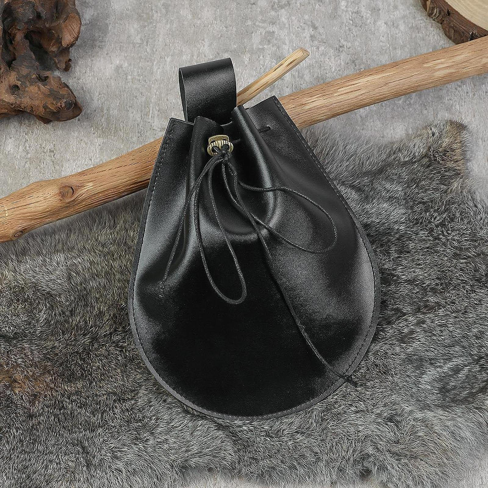 

Belt Pouch Waist Bag Medieval for Role Play Cosplay коричневий