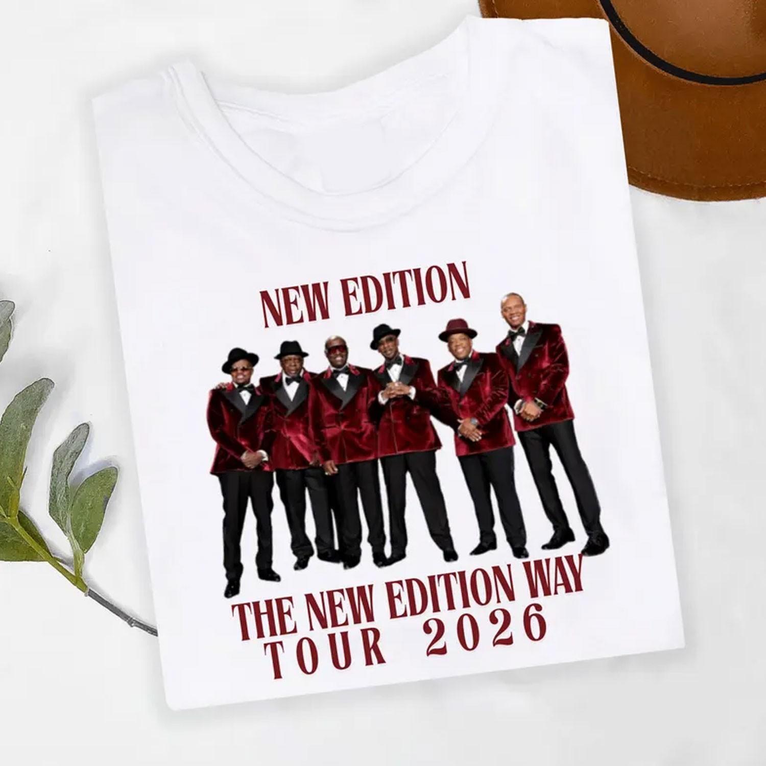 New Edition Way Tour 2026 Shirt Reprint GIldan cotton tee L