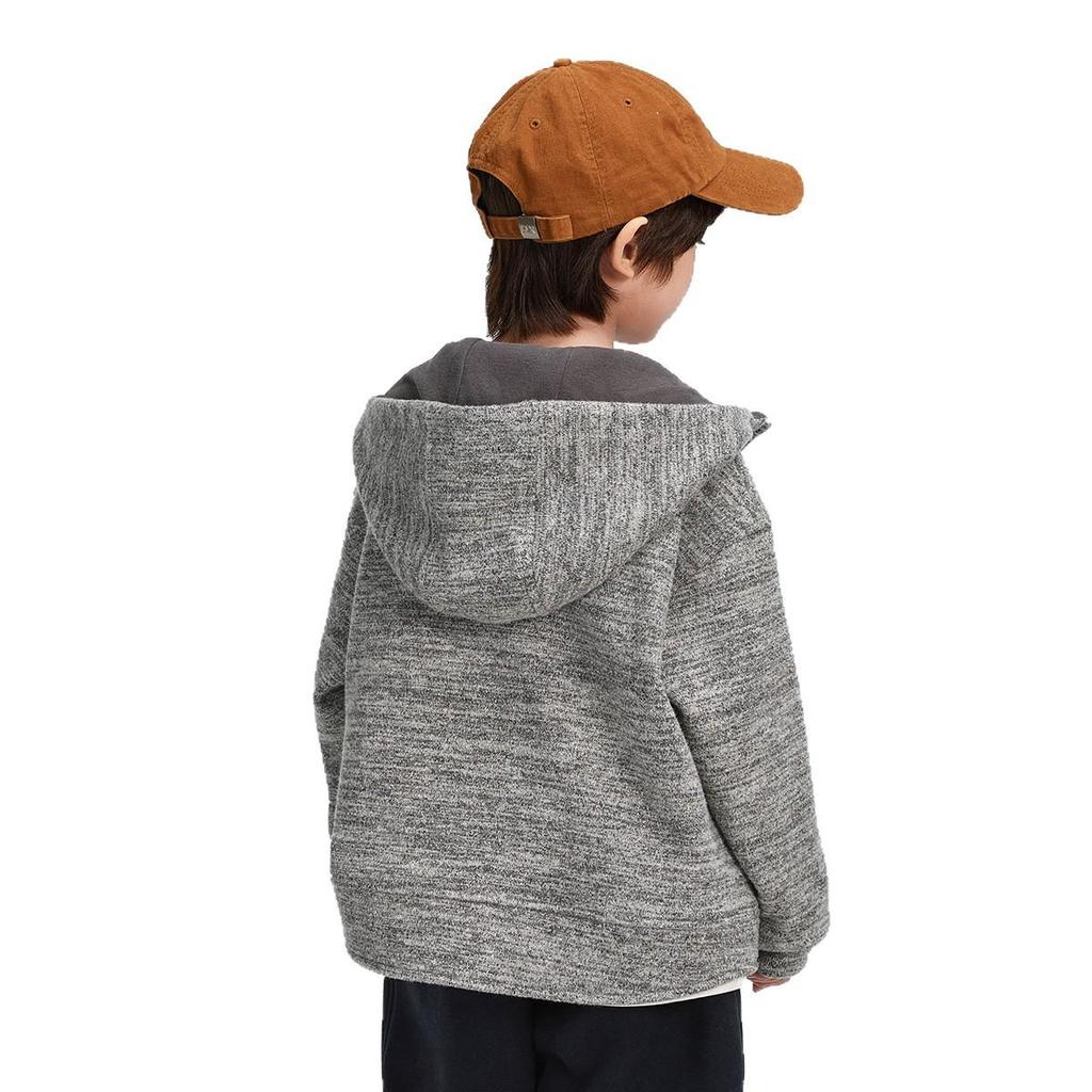 Fairy Tale Memory Boys' Fleece-Lined Hooded Jacket – Warm Winter Style 2025 for Mid-to-Large Children