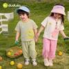 Kids' Cartoon Summer Two-Piece Set