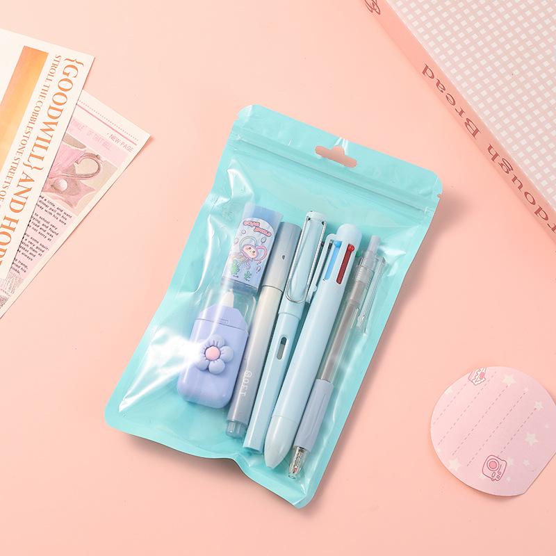 In's Minimalist Stationery Set: High-Value Pen, Correction Tape & Pencil Set for Students