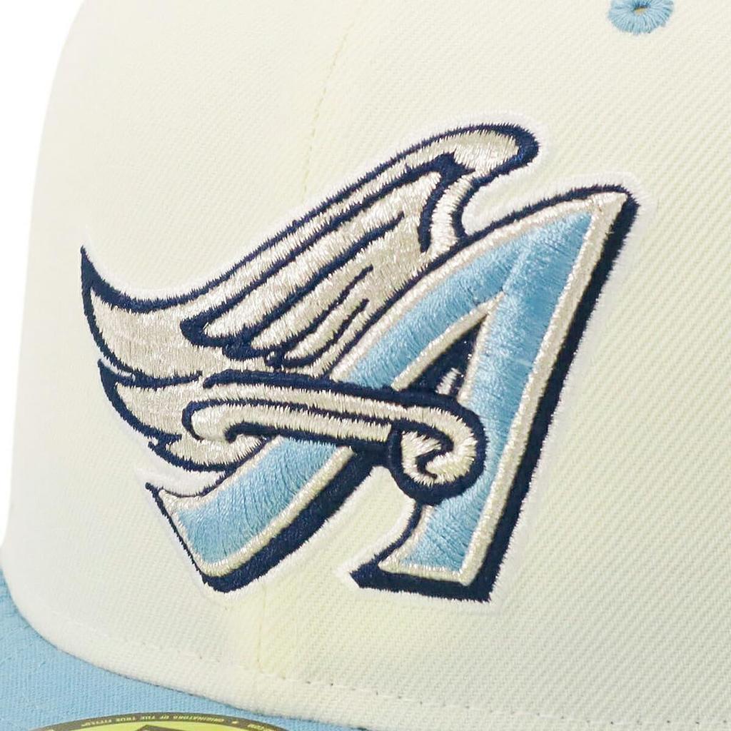 New Era Cap 59FIFTY 14666284 NER35C0322 MLB Los Angeles Angels LAA Blue White SIDE PATCH ONSPOTZ Exclusive Hat Gokyu Fifty 5950 Side Patch Straight