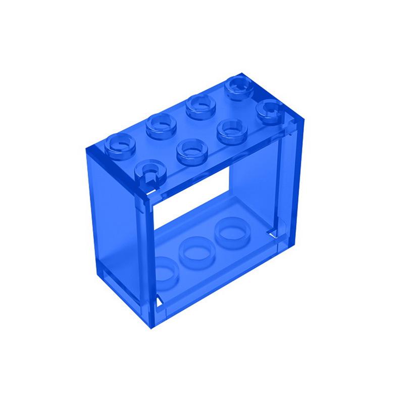 BRICKE 2x4x3 Window Frame, Compatible with LEGO 60598/4132 Educational DIY Building Blocks