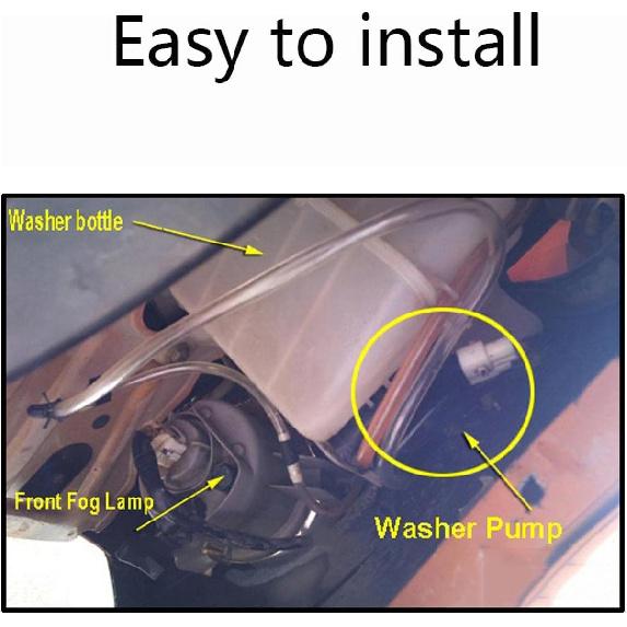Bomba de Lavador de Para-brisa para Gm Cadillac Bomba de Lavador de Farol OEM 22806493, 88958521