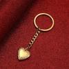 2Pcs DIY Photo Hold Keyring Bag Hanging Stainless Steel Keychain Heart Album Keychain  Key Decor
