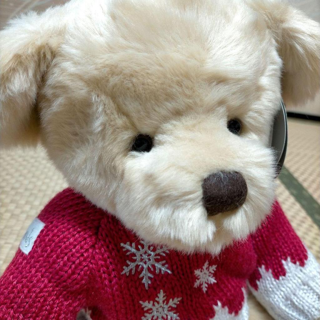 [USED] Excellent condition Harrods Teddy Bear Christmas Year Bear 2008 Limited Edition