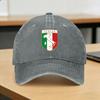 Washed Baseball Cap Italia Italian Flag Vintage Summer Trucker Hat For Unisex Adult  Casual Kpop Rock Sun Baseball Caps
