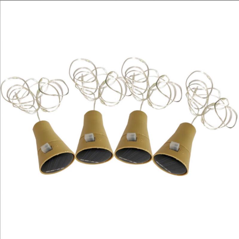 Solar Powered Wine Bottle String Lights