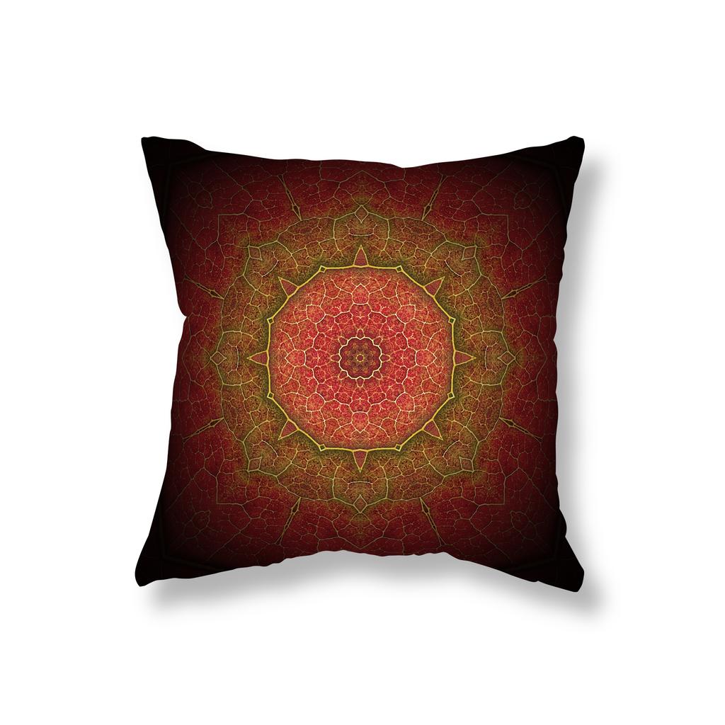Psychedelic Mandala Print Throw Pillow Cover Sofa Decor Room Bedside Office Game Chair Cushion Cover Home Decor Pillow Cover
