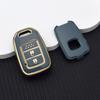 Soft TPU Car Remote Key Case Cover Keychain for Honda Accord Civic CRV HRV HR-V Jazz 2013 2014 2015 2016 Key Fob Shell Protector