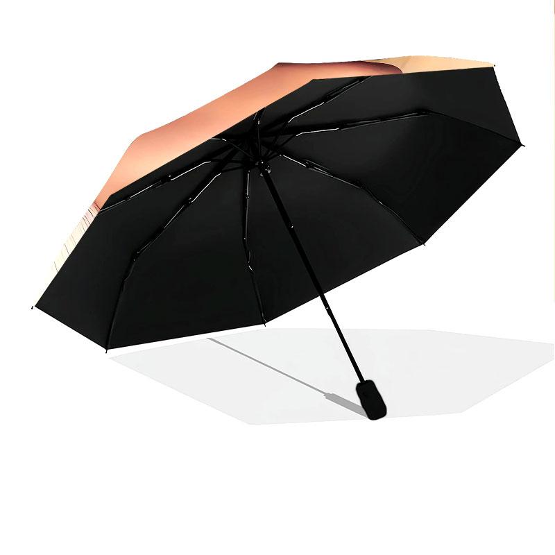 Ariana Grande Pattern Pattern New Style Umbrella, 1 Piece Automatic Folding Umbrella, Portable Design Travel Umbrella, Outdoor Umbrella