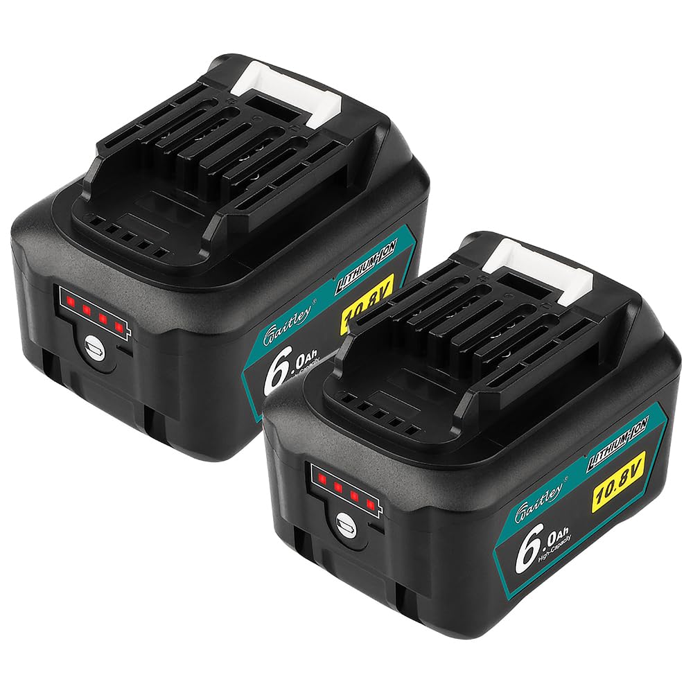 Waitley Makita BL1015 Compatible Set of 2 Compatible with BL1015 BL1050 BL1060 Lithium Ion Battery Compatible Battery Compatible with Makita Vacuum
