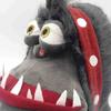 25cm Anime Gray Gru's Dog Kyle Dog Cartoon Pillow Doll Animal Kids Collectible Ornament Toy Children Birthday Festival Gift