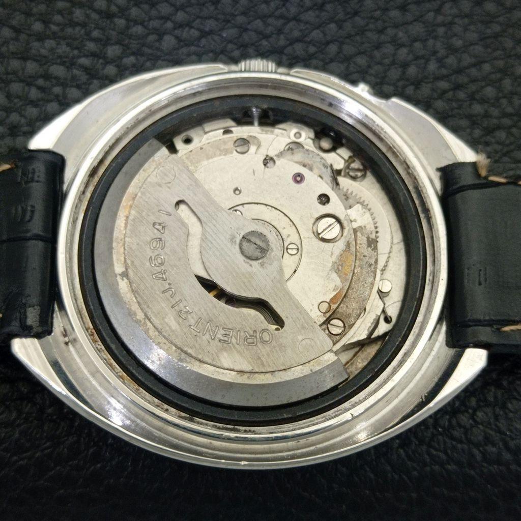VINTAGE ORIENT CRYSTAL AUTOMATIC 46941 JAPAN MENS ORIGINAL DIAL WATCH a703407-1