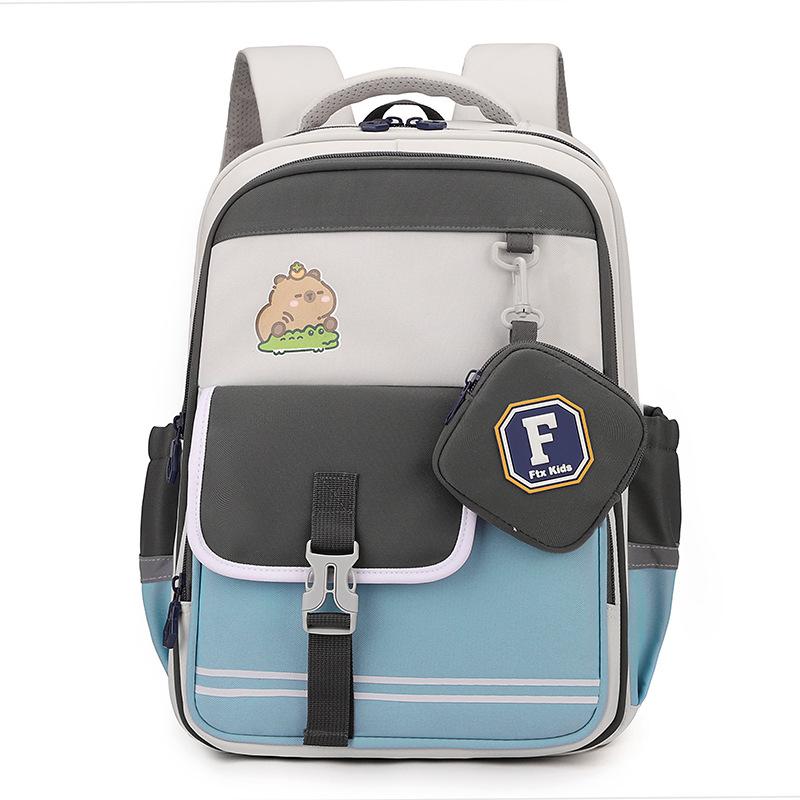 New Large-capacity Primary School School Bag, Fifth and Sixth Grade Boys and Girls Backpack, Lightweight and Simple Outdoor Leisure Backpack