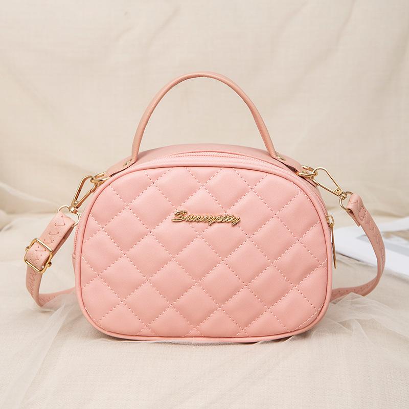 Fashionable Hand-held Shell Bag, Elegant Diamond Grid Style Shell Bag, Fashionable And Simple Embroidered Shoulder Crossbody Bag