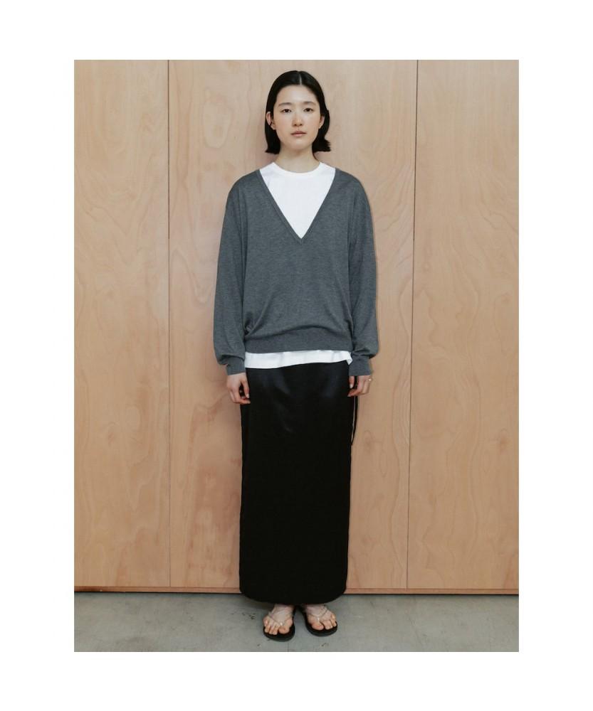Diaepeocheo String Maxi H Line Skirt Black (Ta6427A015)