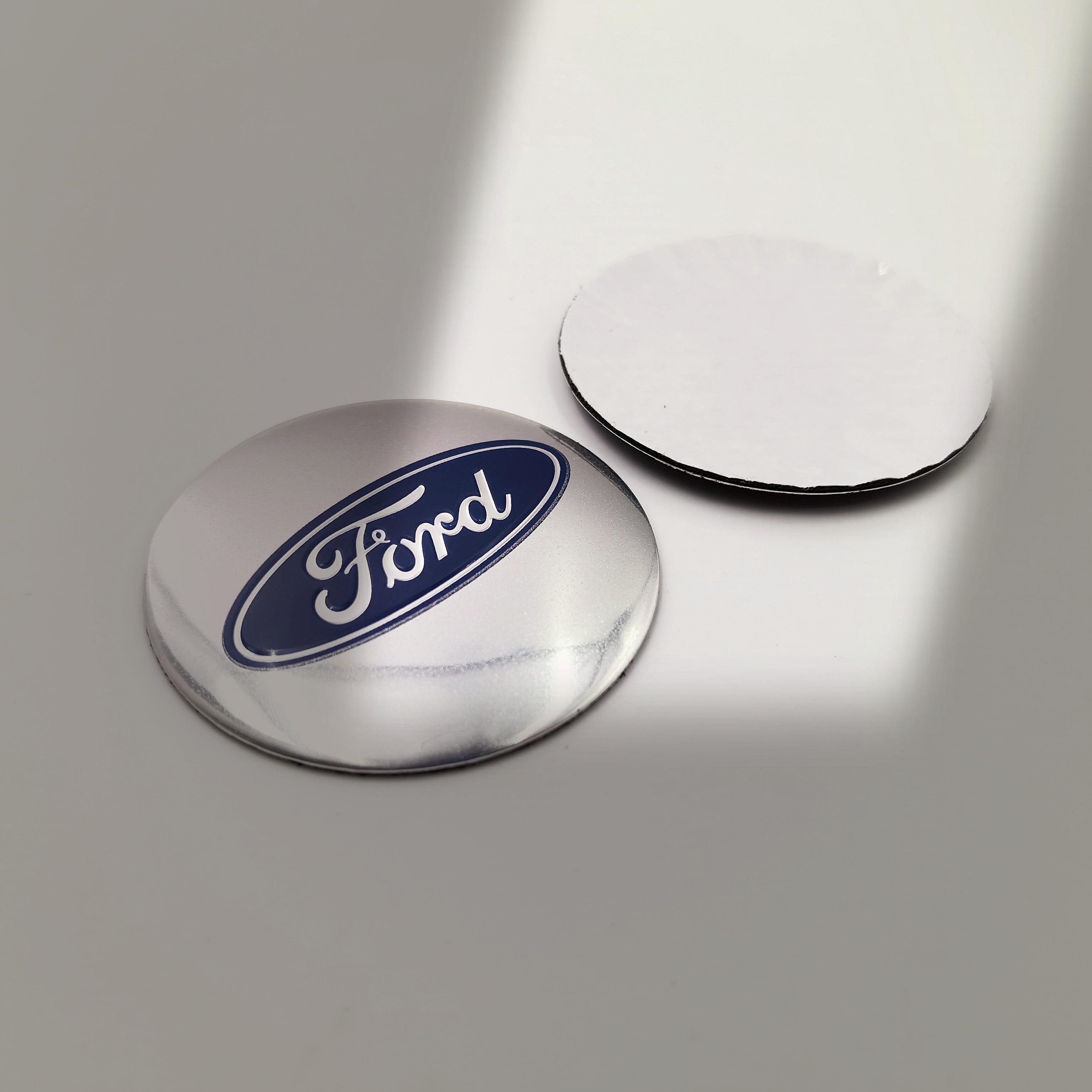 4pcs 56/60/65mm Ford Car Wheel Center Hub Cap Badge Logo Car Exterior Decorative Wheel Hub Center Cap Car Emblem Badge Sticker