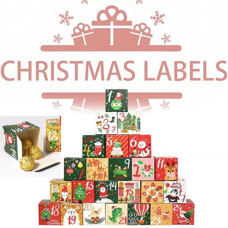 Days Countdown 24 Christmas Advent Calendar Make Fill Your Own Boxes Supplies