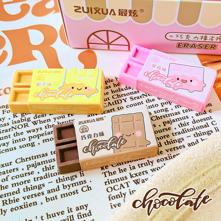 Ästhetische Schreibwaren Schulsachen Kawaii Schreibwarenartikel Schokoladenradiergummi Gummi Schulschreibwaren Zubehör