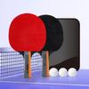 Ping Pong Paddles Table Tennis Racket 2 Rackets & 3 Balls Ping Pong Racket with Storage Bag Non Slip for Beginners Training Game